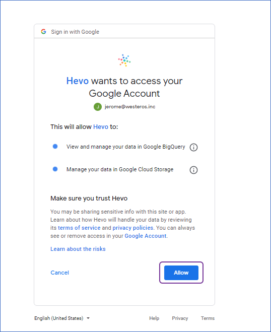 Braintree to BigQuery: Giving Access to Hevo